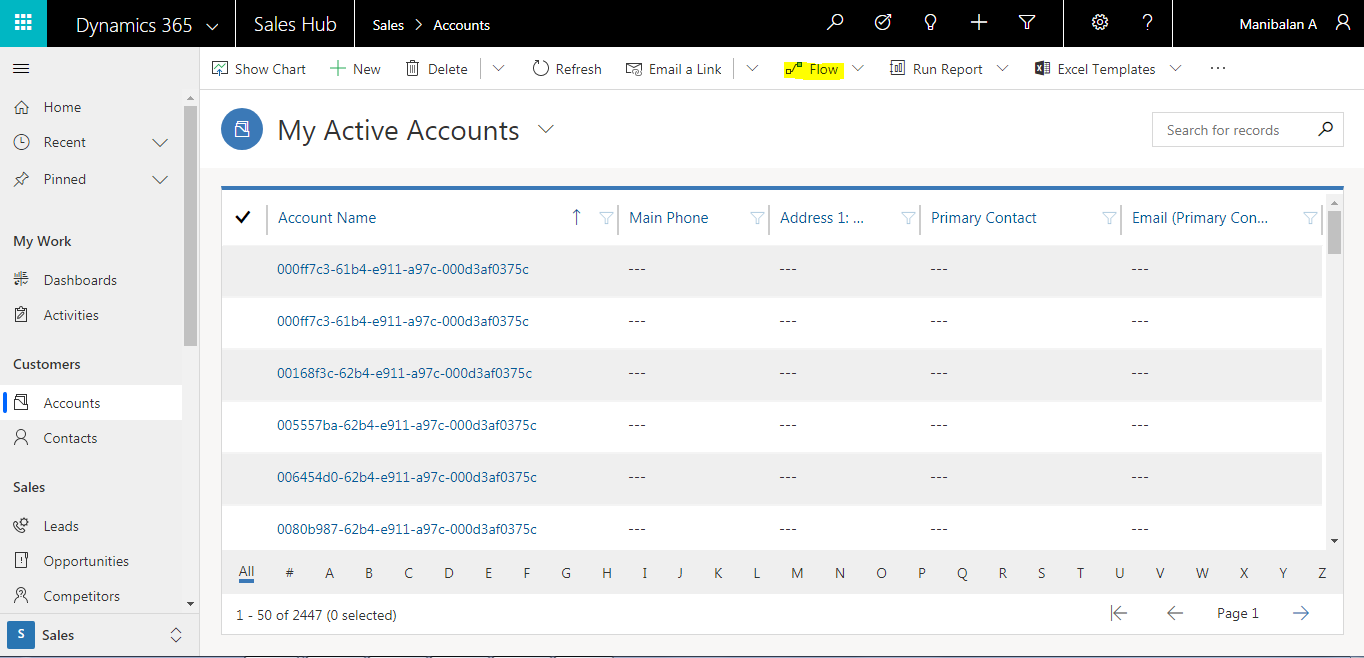 Integrate CRM with Business Central using Microsoft Flow-9