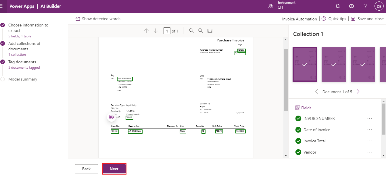 Form Processing Using AI Builder-12