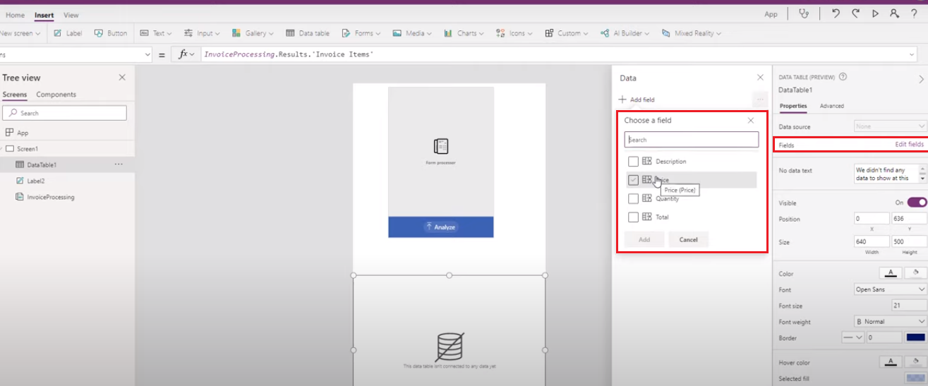 Form Processing Using AI Builder-21