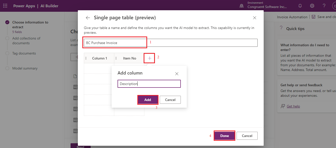 Form Processing Using AI Builder-7