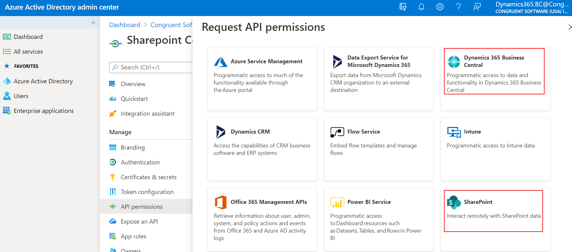 SharePoint Integration with Business central-6